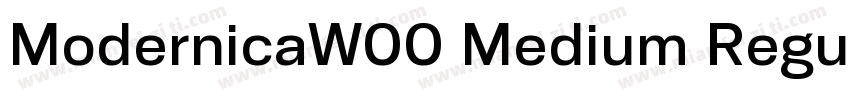 ModernicaW00 Medium Regular字体转换